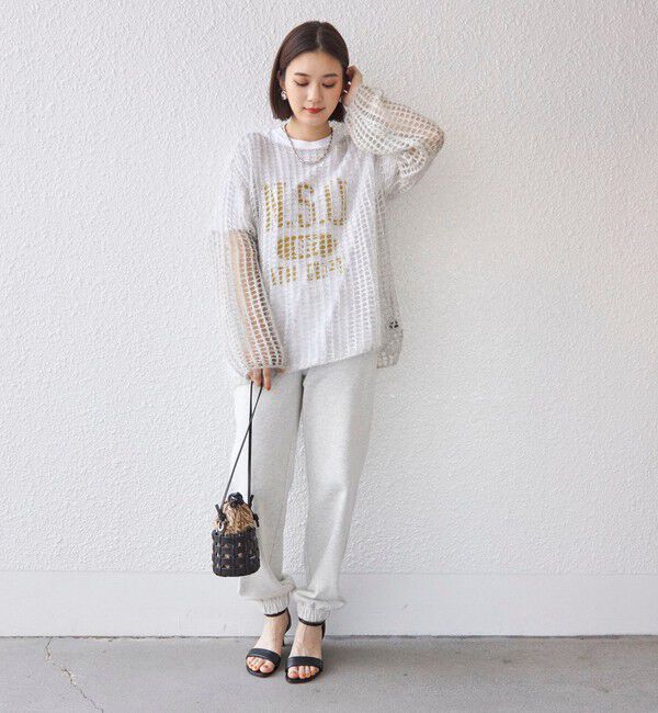 SHIPS for women「〈手洗い可能〉モヘヤ メッシュ プルオーバー◇」|ニット・セーター|