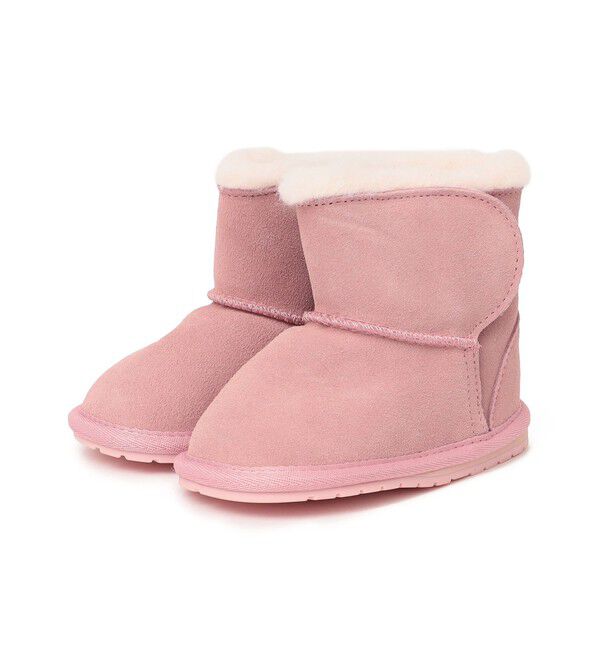 SHIPS KIDS「EMU Australia:Toddle」|ショートブーツ|ピンク