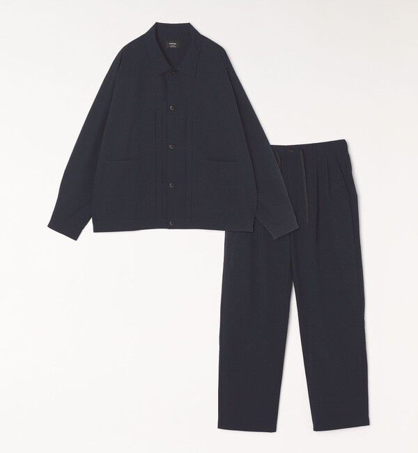 SHIPS any「SHIPS any: 〈撥水・軽量〉SOLOTEX(R) シアサッカー セミワイド イージーパンツ◆」|チノ|