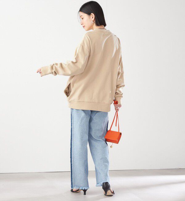 SHIPS for women「【SHIPS別注】81BRANCA:〈洗濯機可能〉レタード スウェット カーディガン」|カーディガン|