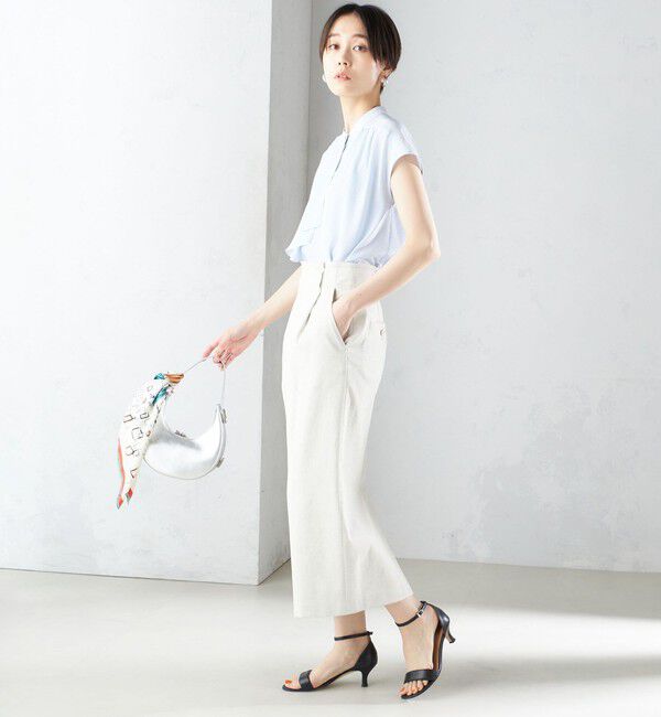 SHIPS for women「〈手洗い可能〉スカーフ タイ フレンチ スリーブ ブラウス ◇」|シャツ・ブラウス|