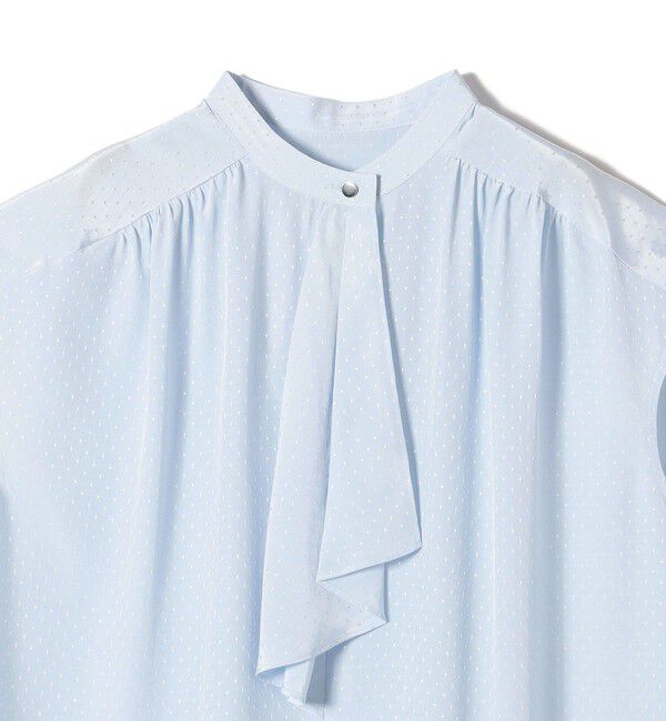 SHIPS for women「〈手洗い可能〉スカーフ タイ フレンチ スリーブ ブラウス ◇」|シャツ・ブラウス|