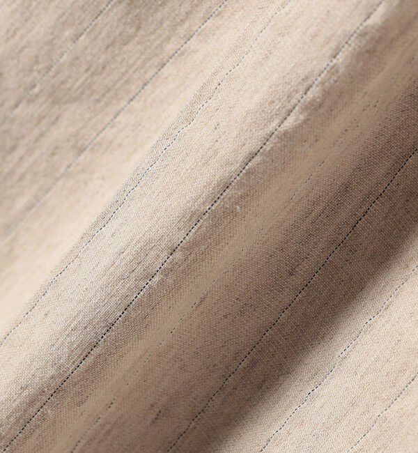 SHIPS for women「〈手洗い可能〉ストレッチ リネン ベアトップ サロペット」|ワンピース|