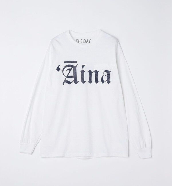 SHIPS「【SHIPS別注】THE DAY ON THE BEACH: プリント ポケット Tシャツ（ロンT）」|Tシャツ・カットソー|