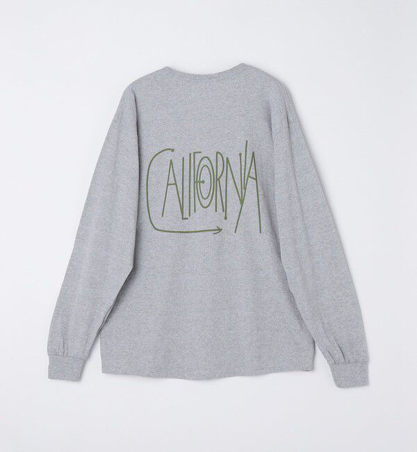 SHIPS「【SHIPS別注】THE DAY ON THE BEACH: プリント ポケット Tシャツ（ロンT）」|Tシャツ・カットソー|