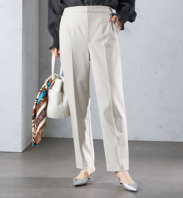 SHIPS for women「〈手洗い可能〉裏起毛 スリム テーパード パンツ」|その他|