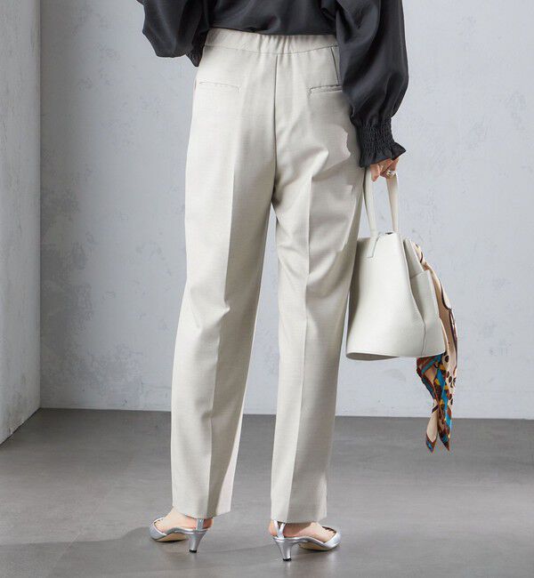 SHIPS for women「〈手洗い可能〉裏起毛 スリム テーパード パンツ」|その他|