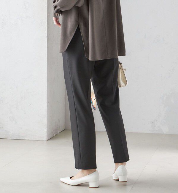 SHIPS for women「〈手洗い可能〉裏起毛 スリム テーパード パンツ」|その他|