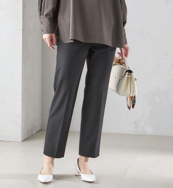 SHIPS for women「〈手洗い可能〉裏起毛 スリム テーパード パンツ」|その他|