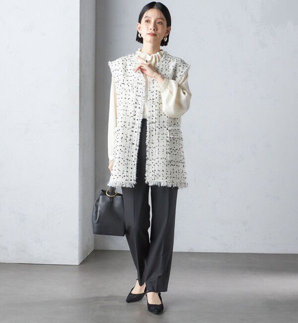 SHIPS for women「〈手洗い可能〉裏起毛 スリム テーパード パンツ」|その他|