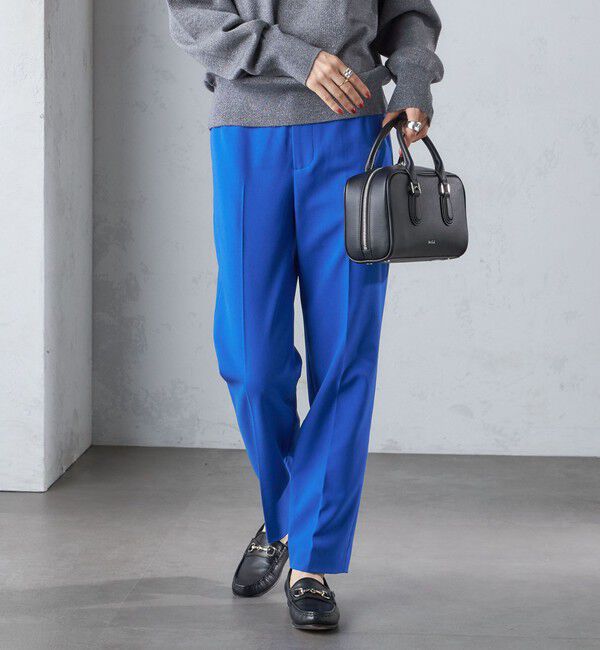 SHIPS for women「〈手洗い可能〉裏起毛 スリム テーパード パンツ」|その他|