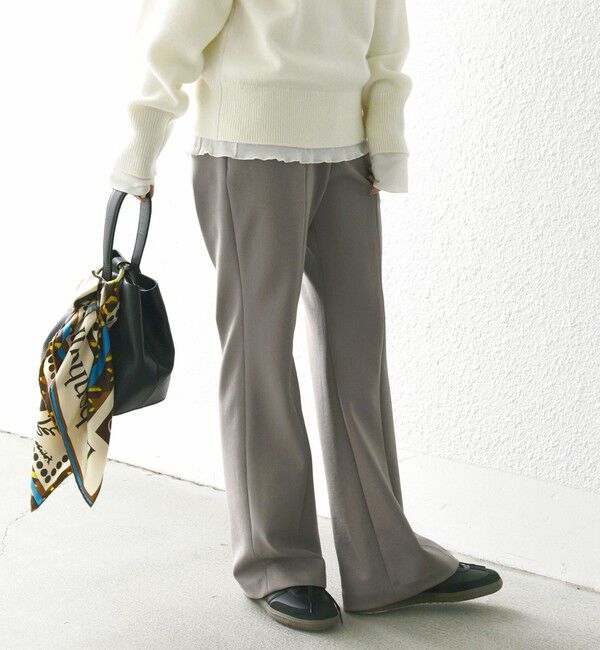 SHIPS for women「〈手洗い可能〉ストレッチ フレア パンツ」|その他|