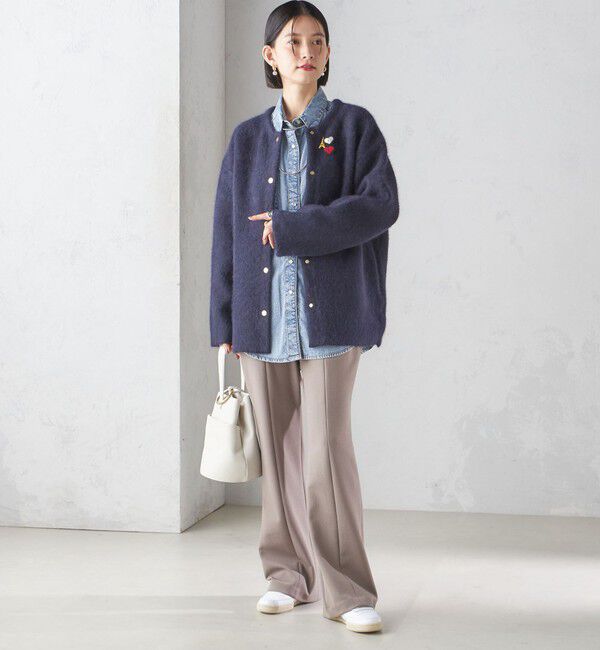 SHIPS for women「〈手洗い可能〉ストレッチ フレア パンツ」|その他|