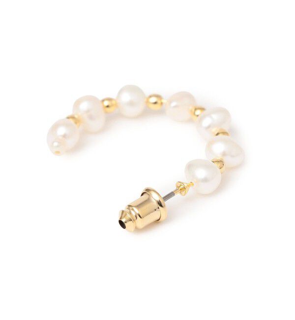 SHIPS for women「ミニ 淡水パール フープ ピアス」|ピアス|