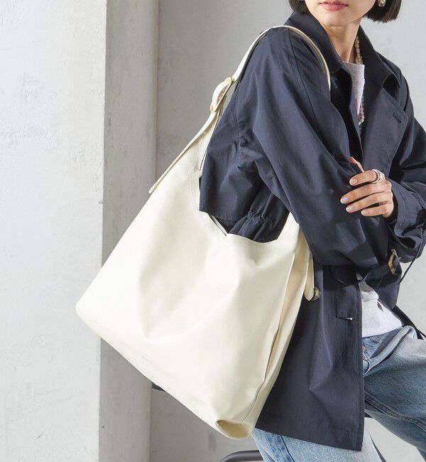 SHIPS for women「BEAURE:パーティション レザー バッグ 大」|トートバッグ|