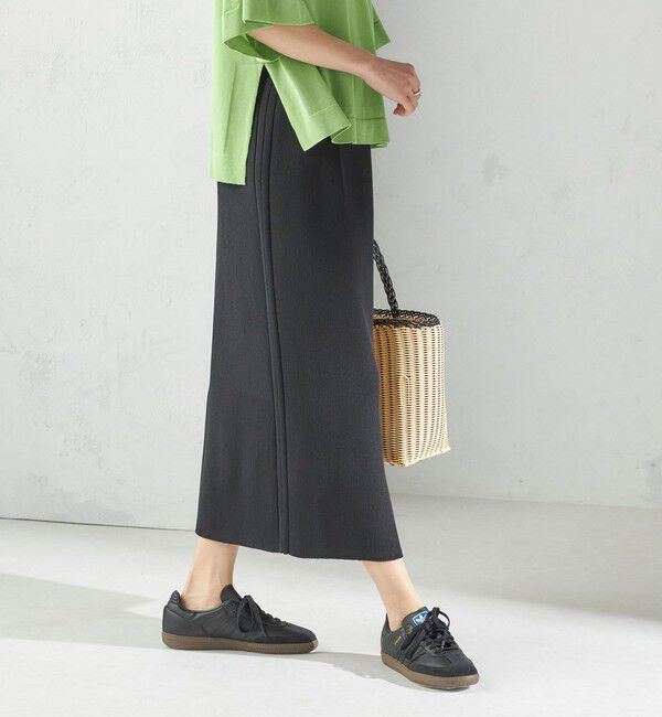 SHIPS for women「〈手洗い可能〉前後 2WAY リブ ニット スカート」|スカート|