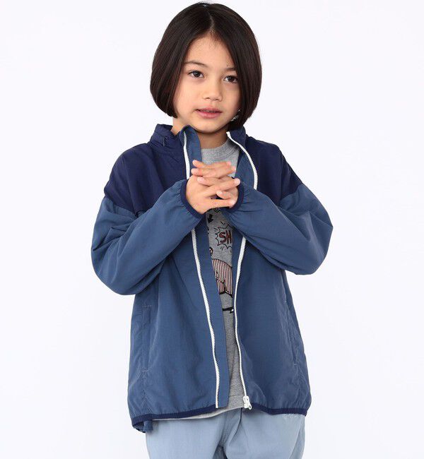 SHIPS KIDS「SHIPS KIDS:100～130cm /〈撥水〉ジップ パーカー」|アウトドア|