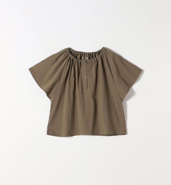 SHIPS any「SHIPS any:〈UVカット/接触冷感/吸水速乾/洗濯機可能〉USAコットン フレア TEE」|Tシャツ・カットソー|