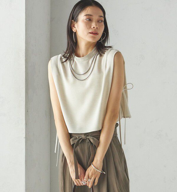 SHIPS for women「小泉里子コラボ:〈手洗い可能〉スラブ 綿麻混 ブラウス」|シャツ・ブラウス|