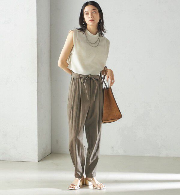 SHIPS for women「小泉里子コラボ:〈手洗い可能〉スラブ 綿麻混 ブラウス」|シャツ・ブラウス|