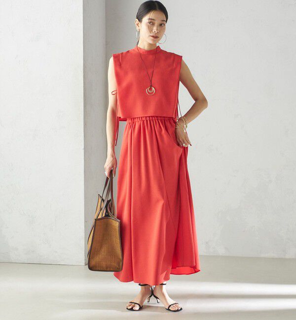 SHIPS for women「小泉里子コラボ:〈手洗い可能〉スラブ 綿麻混 ブラウス」|シャツ・ブラウス|