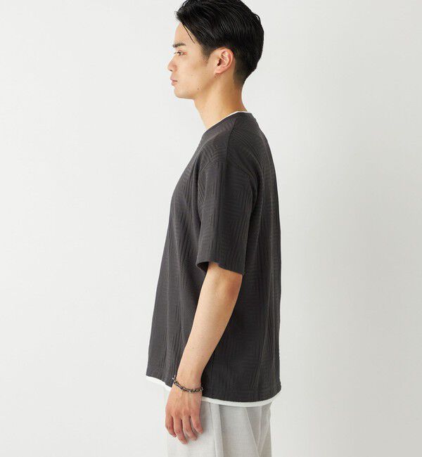 SHIPS Colors 「SHIPS Colors:フェイクレイヤード リンクス Tシャツ」|Tシャツ・カットソー|