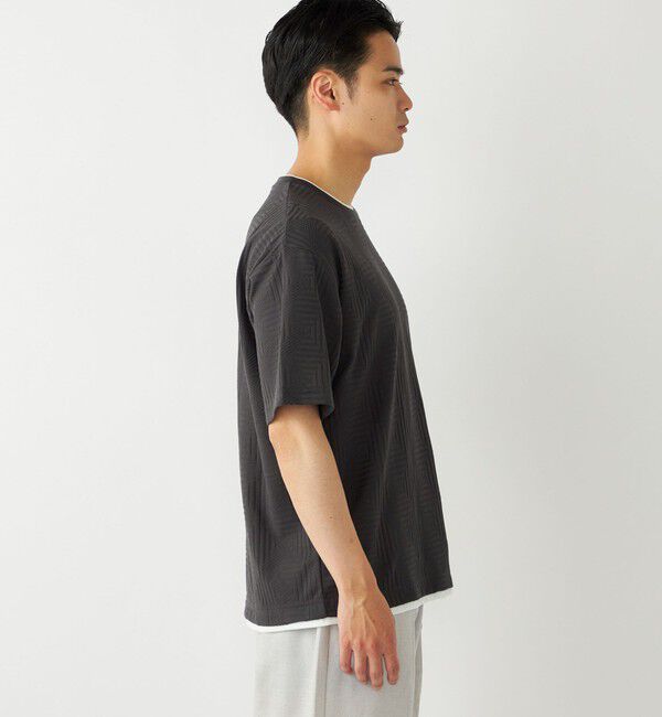 SHIPS Colors 「SHIPS Colors:フェイクレイヤード リンクス Tシャツ」|Tシャツ・カットソー|