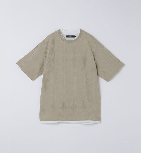 SHIPS Colors 「SHIPS Colors:フェイクレイヤード リンクス Tシャツ」|Tシャツ・カットソー|