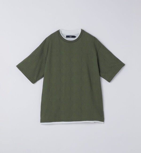 SHIPS Colors 「SHIPS Colors:フェイクレイヤード リンクス Tシャツ」|Tシャツ・カットソー|