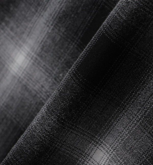 SHIPS「City Ambient Products: オンブレ チェック シャツ ジップ アウター」|シャツ・ブラウス|