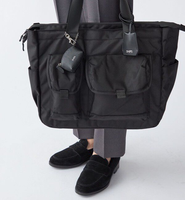 SHIPS「【WEB限定】SHIPS:【SAFFIANO LEATHER】ミニ ポーチ バッグ チャーム」|ポーチ|