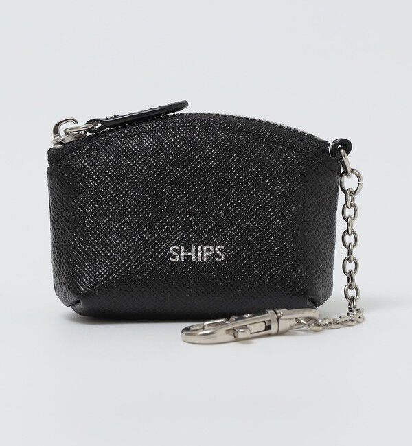SHIPS「【WEB限定】SHIPS:【SAFFIANO LEATHER】ミニ ポーチ バッグ チャーム」|ポーチ|