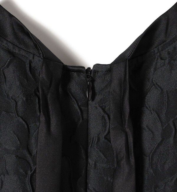 SHIPS for women「〈手洗い可能〉膨れ ジャカード バックタイ フレア ワンピース」|ワンピース|