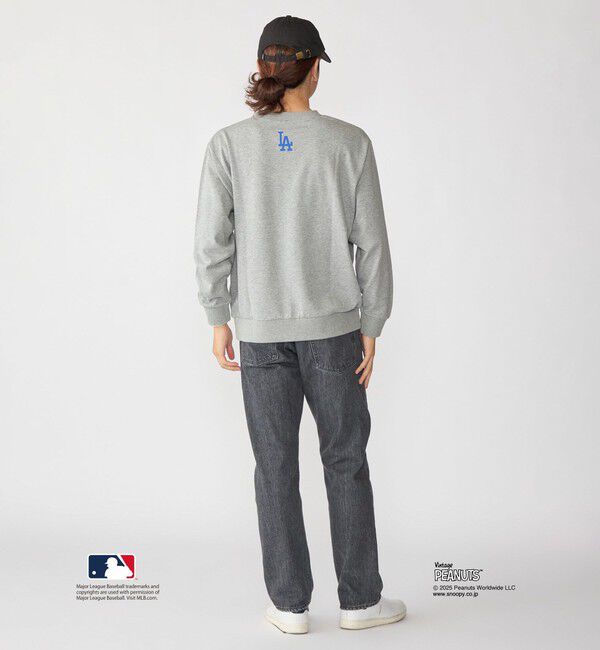 SHIPS「【WEB限定】SHIPS: VINTAGE PEANUTS&times;MLB プリント クルーネック スウェット」|スウェット・ジャージ|