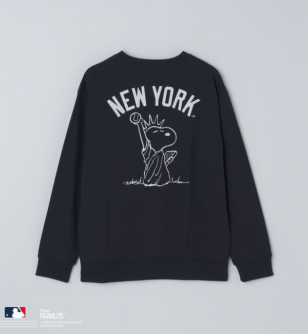 SHIPS「【WEB限定】SHIPS: VINTAGE PEANUTS&times;MLB プリント クルーネック スウェット」|スウェット・ジャージ|