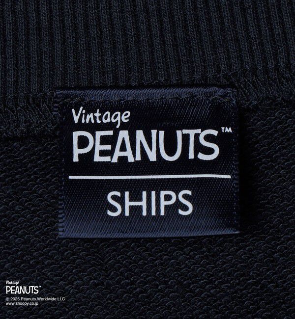 SHIPS「【WEB限定】SHIPS: VINTAGE PEANUTS&times;MLB プリント クルーネック スウェット」|スウェット・ジャージ|