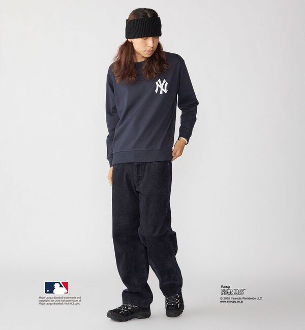 SHIPS「【WEB限定】SHIPS: VINTAGE PEANUTS&times;MLB プリント クルーネック スウェット」|スウェット・ジャージ|