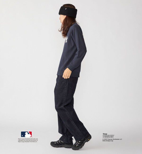 SHIPS「【WEB限定】SHIPS: VINTAGE PEANUTS&times;MLB プリント クルーネック スウェット」|スウェット・ジャージ|