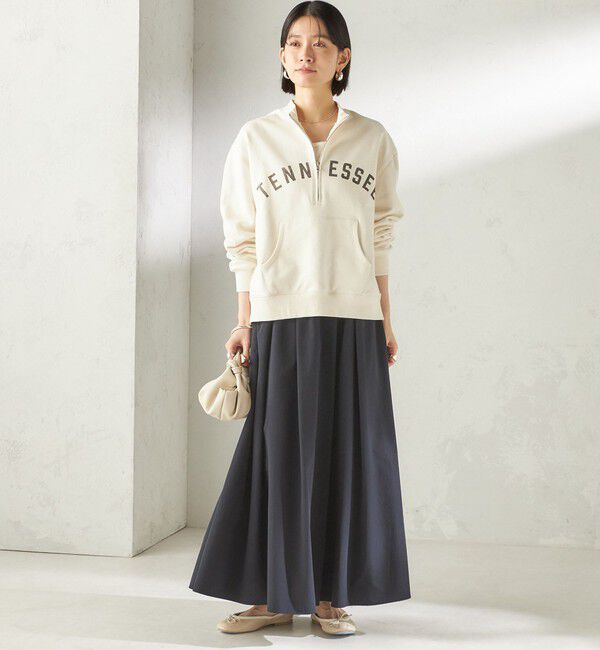 SHIPS for women「【SHIPS別注】TENNESSEE:〈洗濯機可能〉ハーフ ジップ スウェット」|スウェット・ジャージ|