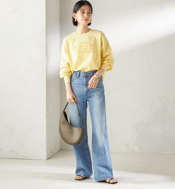 SHIPS for women「【SHIPS別注】81BRANCA: プリント ロングスリーブ TEE」|Tシャツ・カットソー|