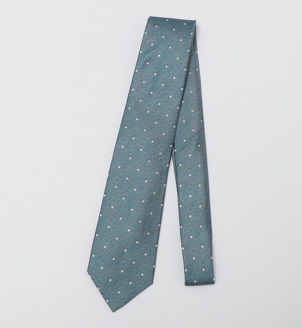 SHIPS Colors 「SHIPS Colors:シルク ドット ネクタイ」|ネクタイ・蝶ネクタイ|グリーン