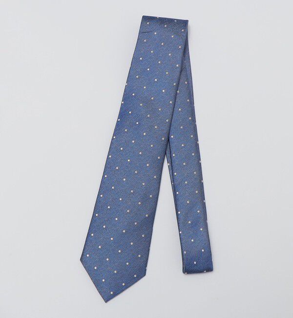 SHIPS Colors 「SHIPS Colors:シルク ドット ネクタイ」|ネクタイ・蝶ネクタイ|ネイビー