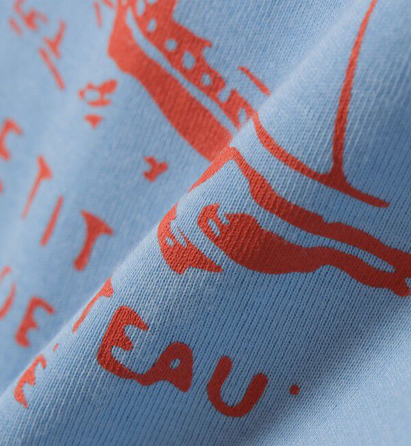 SHIPS any「【SHIPS any別注】PETIT BATEAU: ロゴ プリント コンパクト TEE 26SS」|Tシャツ・カットソー|