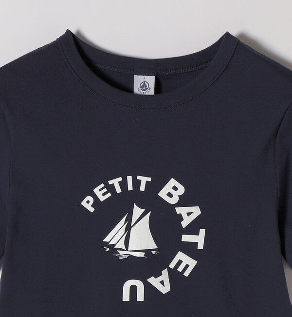 SHIPS any「【SHIPS any別注】PETIT BATEAU: ロゴ プリント コンパクト TEE 26SS」|Tシャツ・カットソー|