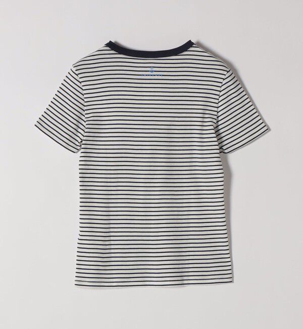SHIPS any「【SHIPS any別注】PETIT BATEAU: ロゴ プリント コンパクト ボーダー TEE 26SS」|Tシャツ・カットソー|