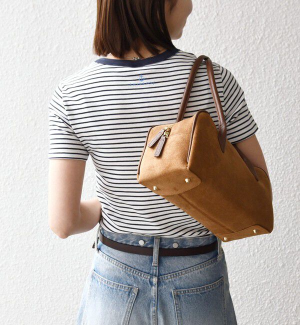 SHIPS any「【SHIPS any別注】PETIT BATEAU: ロゴ プリント コンパクト ボーダー TEE 26SS」|Tシャツ・カットソー|