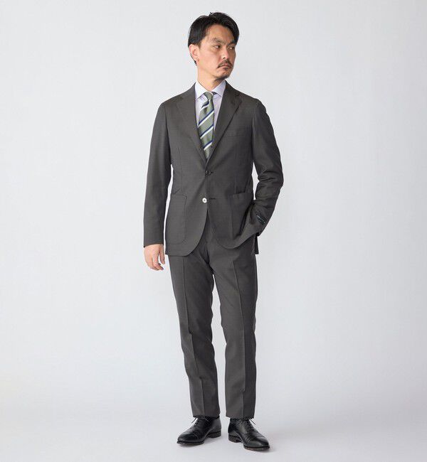 SHIPS「SHIPS: REDA ACTIVE ライト アンストラクチャード ソリッド スーツ」|スーツ|ダークグレー