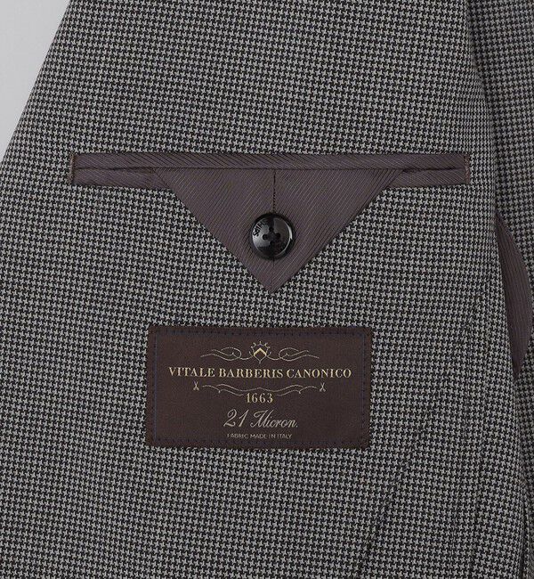 SHIPS「SHIPS: CANONICO ライト アンストラクチャード ハウンドトゥース スーツ」|スーツ|