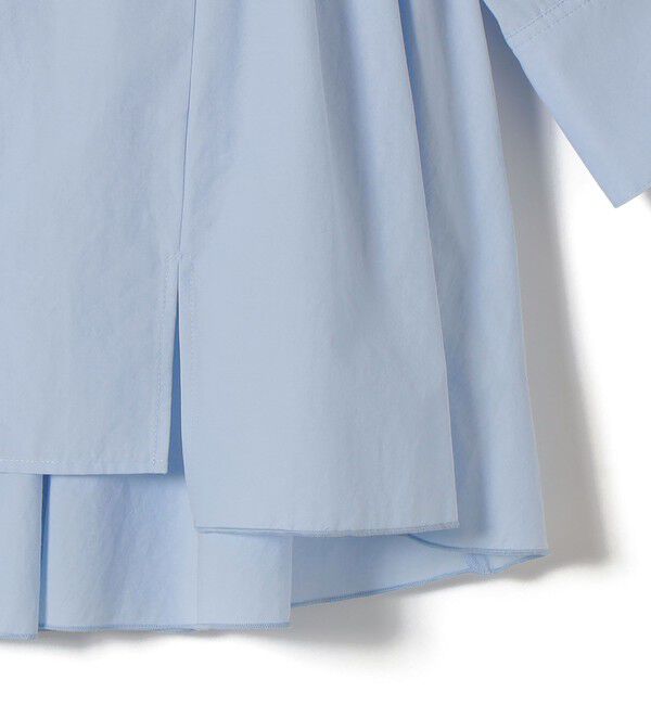 SHIPS for women「〈手洗い可能〉ポリエステル コットン ギャザー 切替 羽織 シャツ」|シャツ・ブラウス|