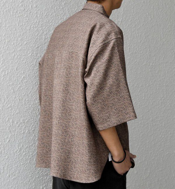 SHIPS any「SHIPS any:〈UVカット〉FUTURE LINEN CANVAS リネンライク スキッパー プルオーバーシャツ◇」|シャツ・ブラウス|